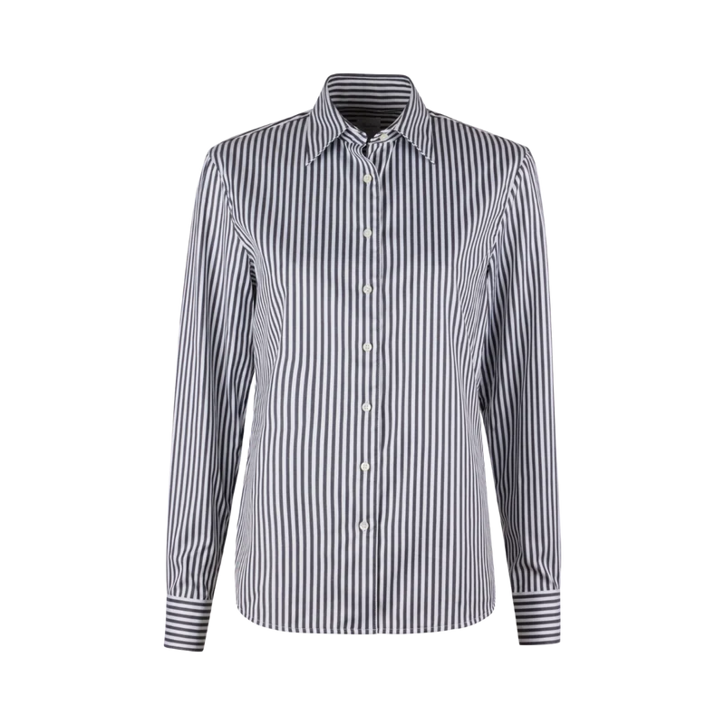 Siri Shirt - Black Stripe