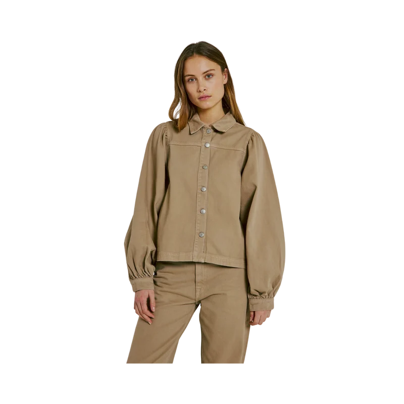 Ninni denim shirt - Dark Sand