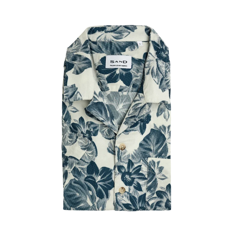 8337 Chad - Blue Pattern