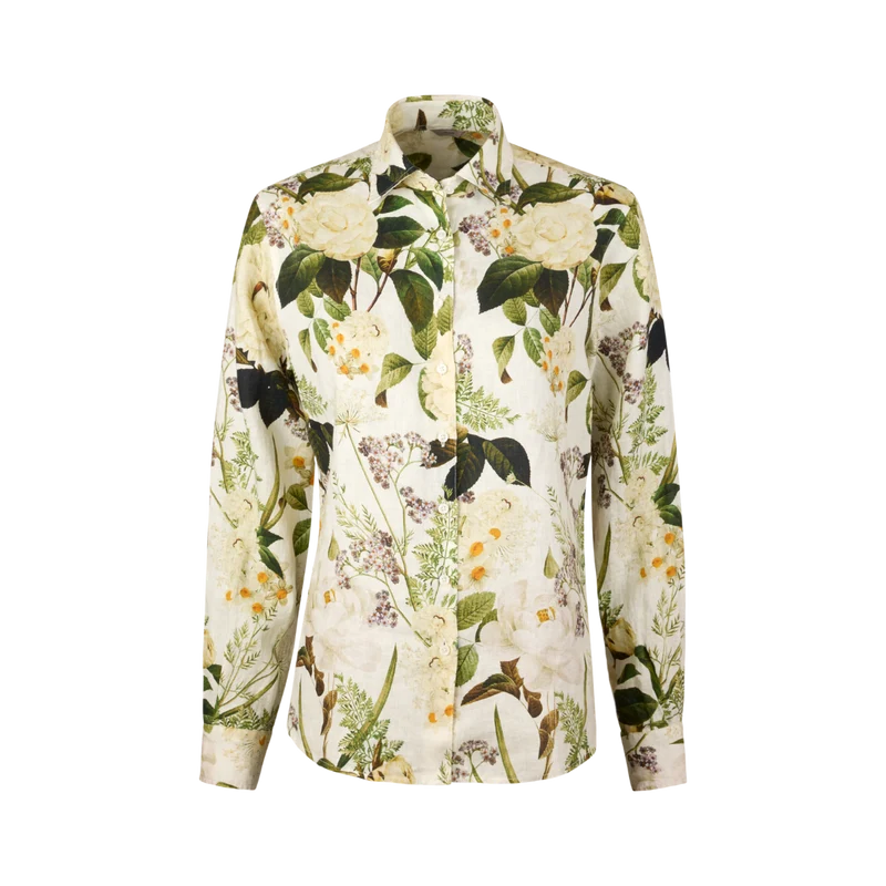 Siri Shirt - Green pattern