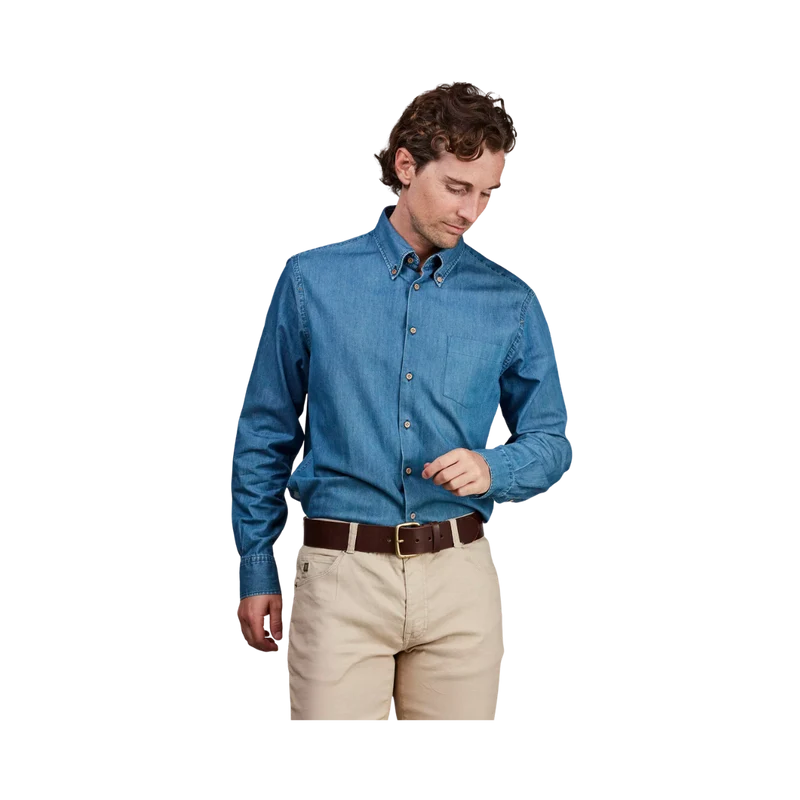 INDIGO CLASSIC SHIRT - Blue
