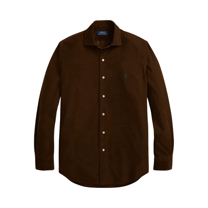 Long Sleeve Sport Shirt - Chocolate Mousse