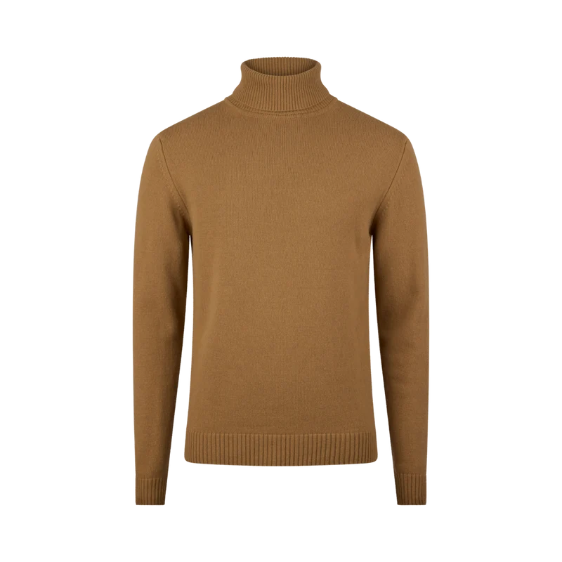 Sweater Knitted Rollneck - Beige