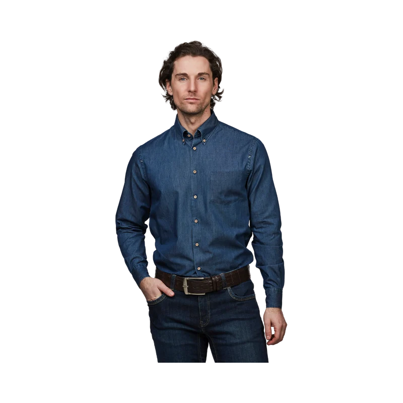 INDIGO CLASSIC SHIRT - Blue