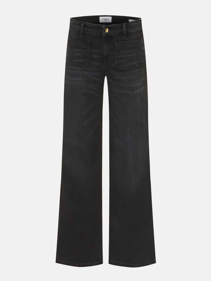 Svarta Amara Flared Jeans