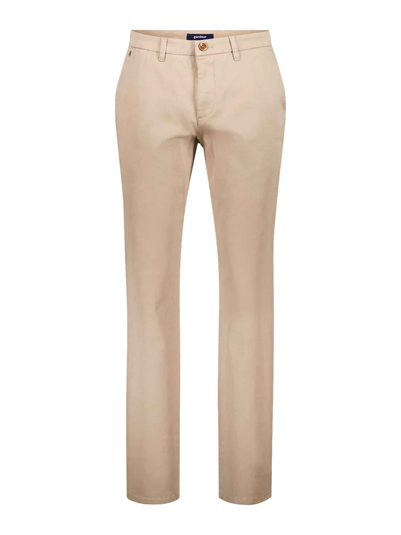 Beige Modern Fit Chinos