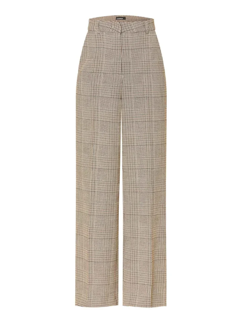 Beige/Brun Rutig Glencheck Marlenebyxor