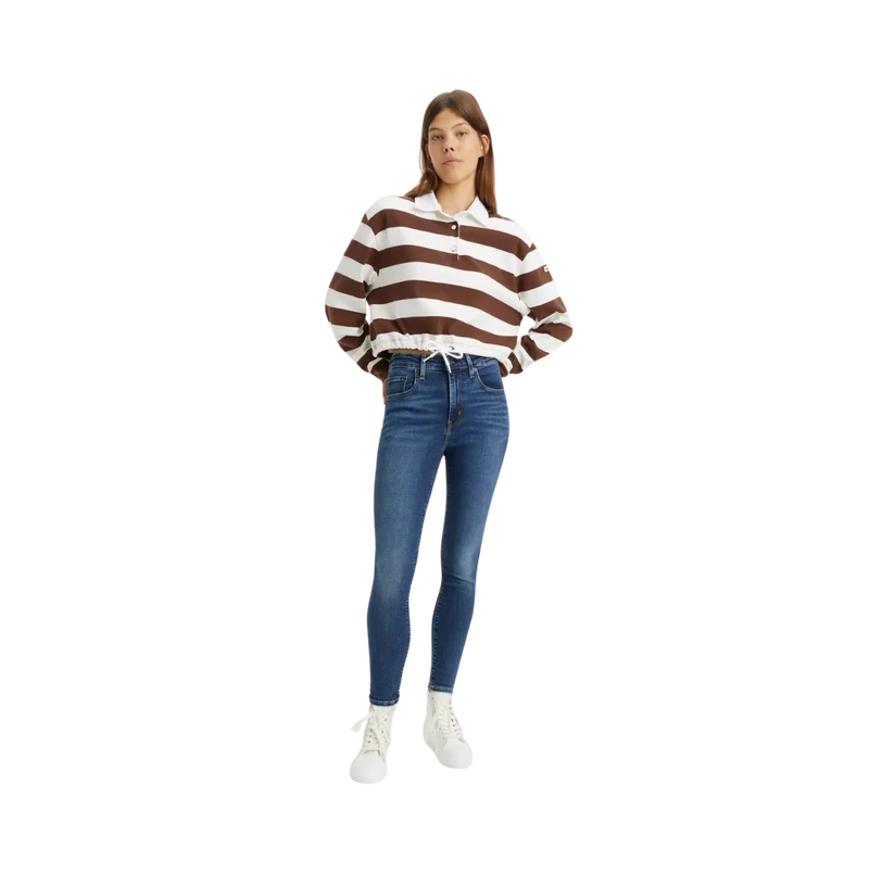 721 High Rise Skinny - Blue Wave Dark