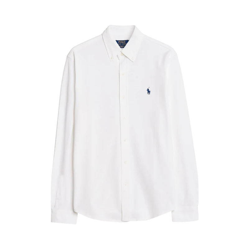Featherweight Mesh Oxford Shirt - White