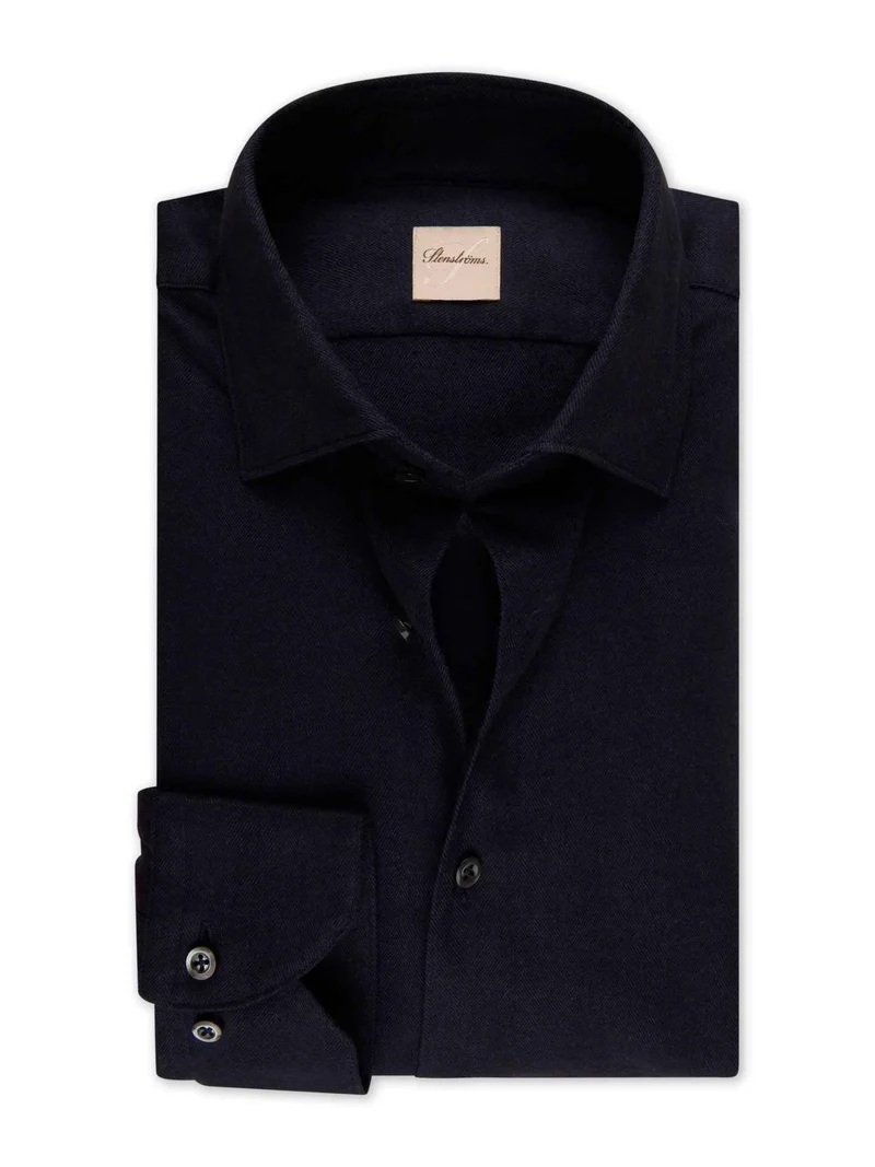 Marinblå Extra Soft Flanellskjorta