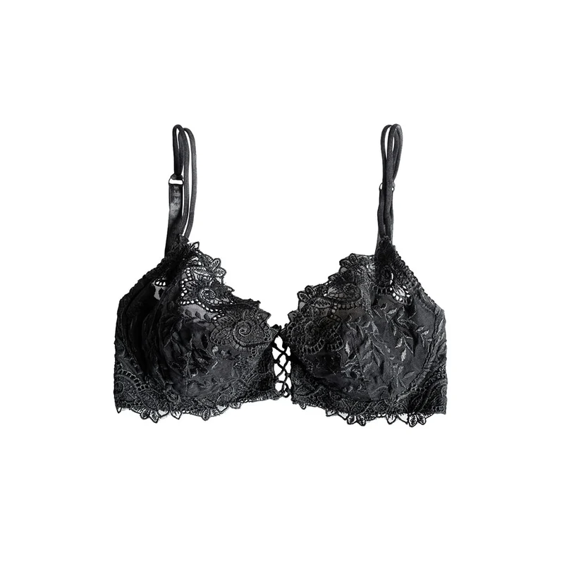 Lace Up Bra