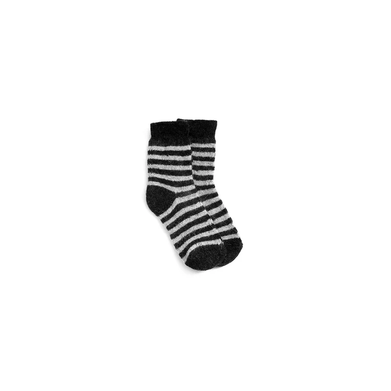 Black & White Striped Socks