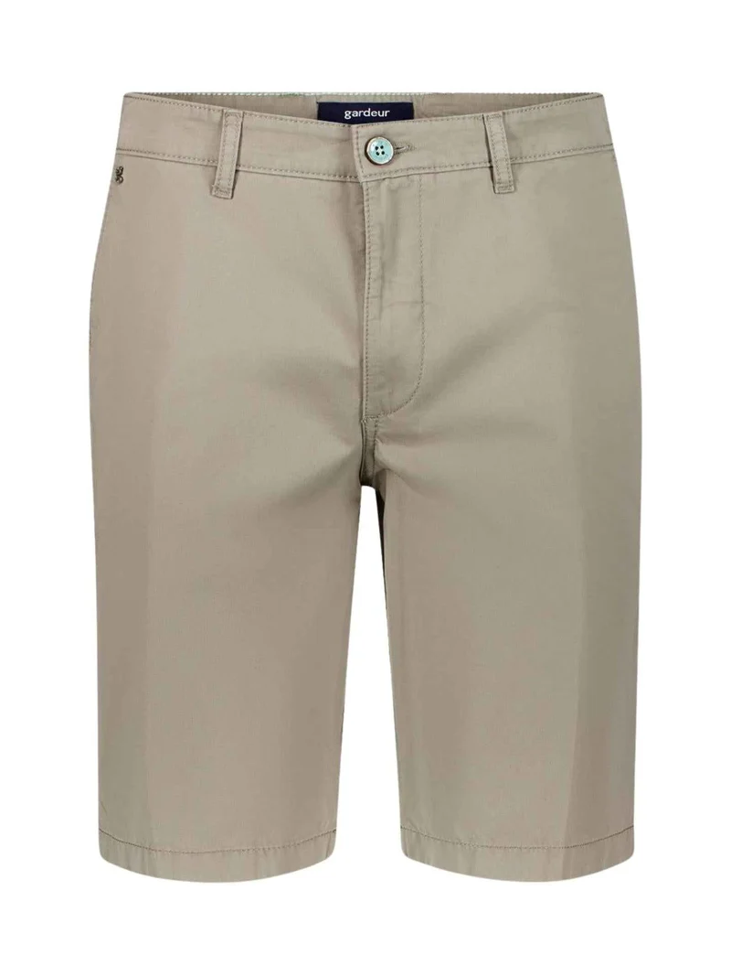 Khaki Modern Fit Bermudashorts