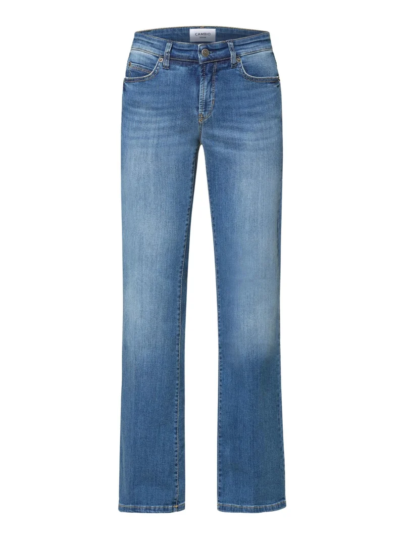 Blå Paris Flare Washed Jeans
