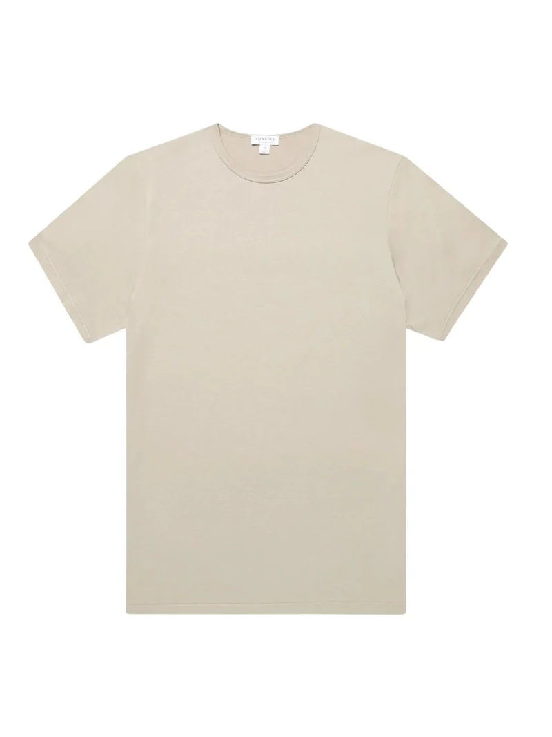 Greige Supima Bomull T-shirt