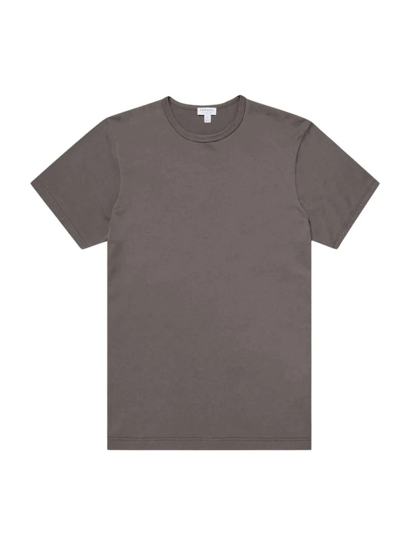 Charcoal Supima Bomull T-shirt