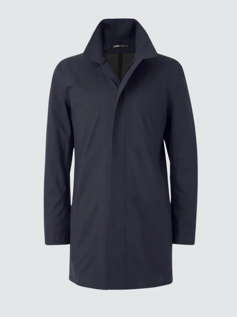 Navy Sky Fall Savlie Merino Coat