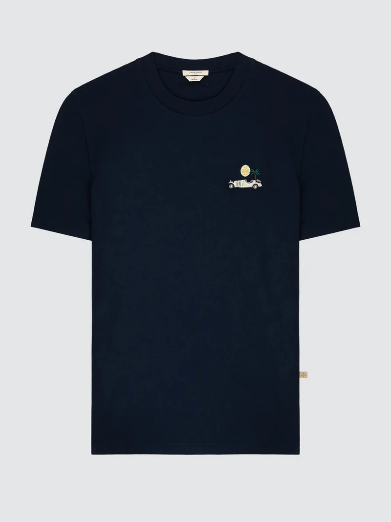 Resort Embroidery Cotton T-shirt