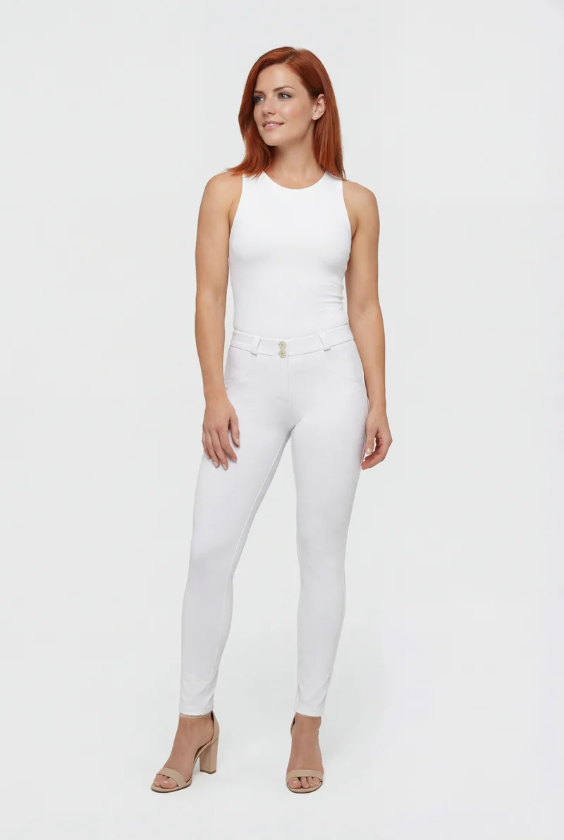 WR.UP Push-Up Regular Waist Skinny Sculpt Tech Leggings - White