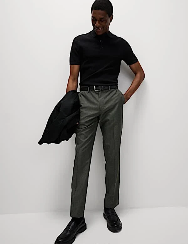 Regular Fit Trouser With Active Waist