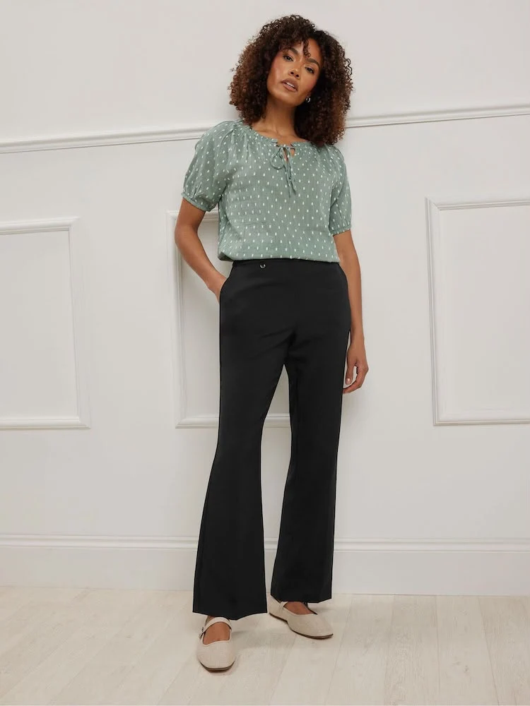 M&Co Black Bootcut Trouser