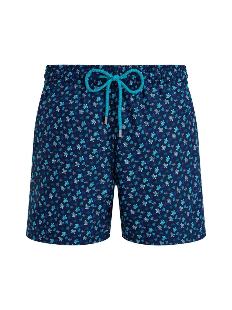 Mörkblå Badshorts Micro Turtles