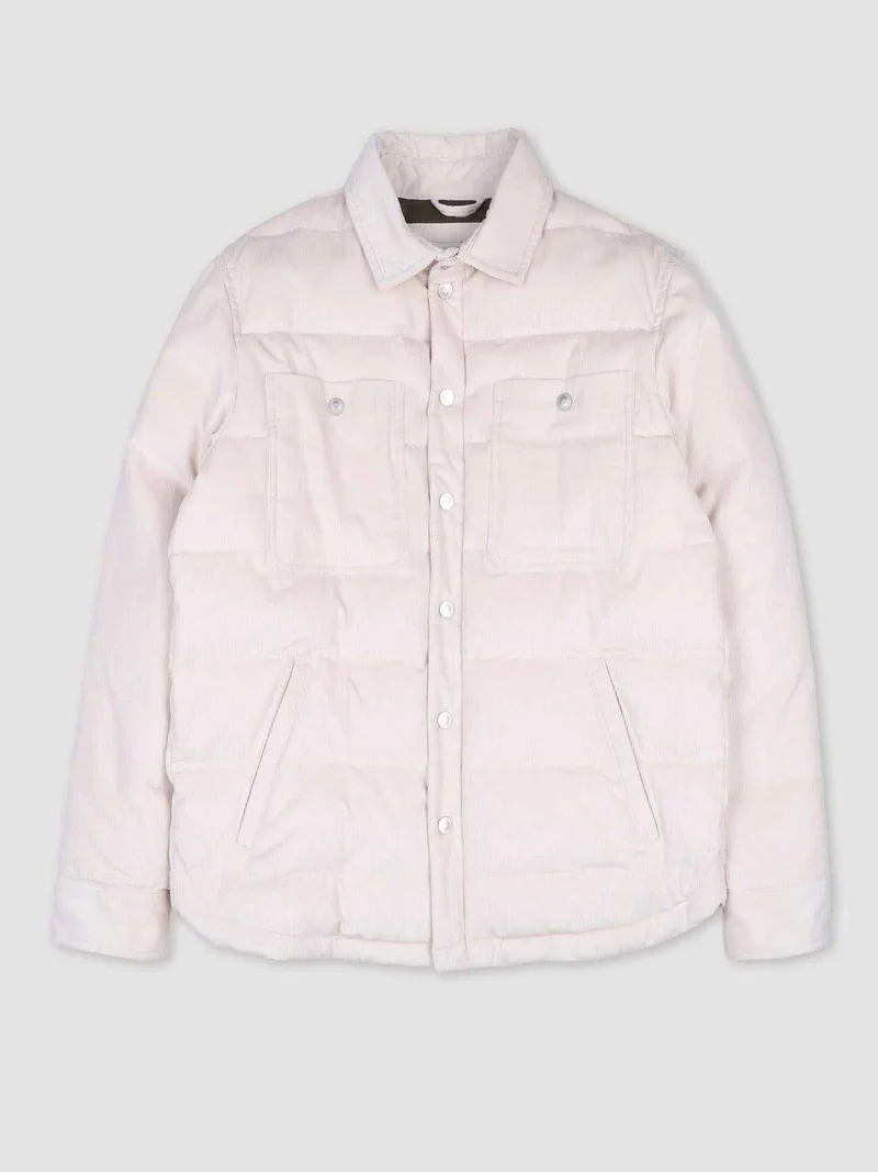 Corduroy Down Shirt Jacket