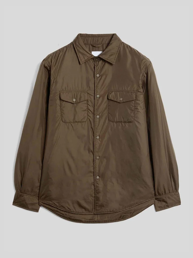 Grön Overshirt i Nylon