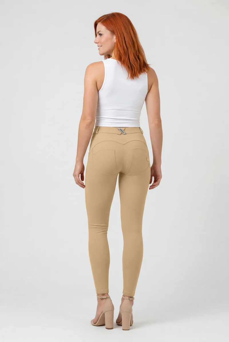 WR.UP Push-Up Regular Waist Skinny Sculpt Tech Leggings - Nomad Brown