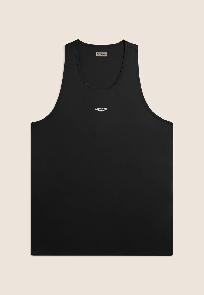 Men's Quick-Dry Racerback Tank Top - Black