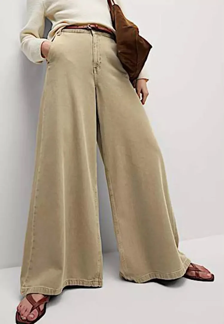 Cotton Rich Palazzo Trouser