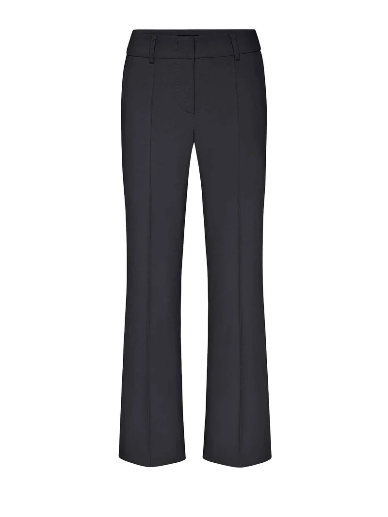 Svart Farah Cropped Flared Byxa