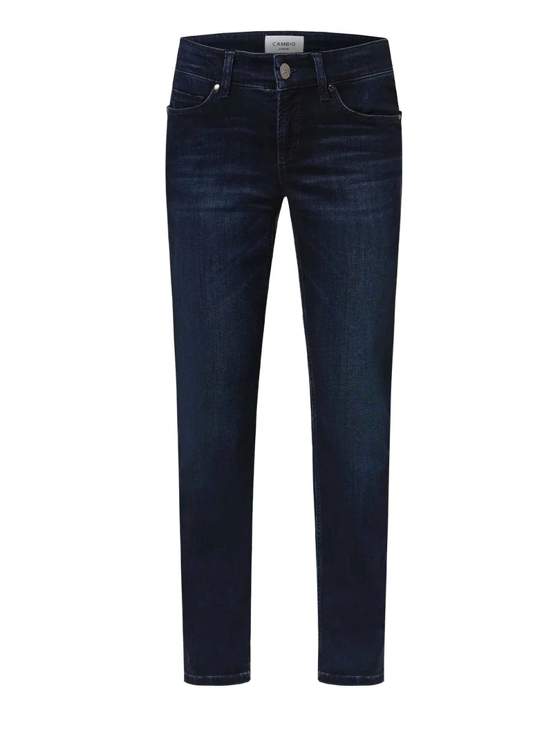 Mörkblå Piper Long Slim Fit Jeans