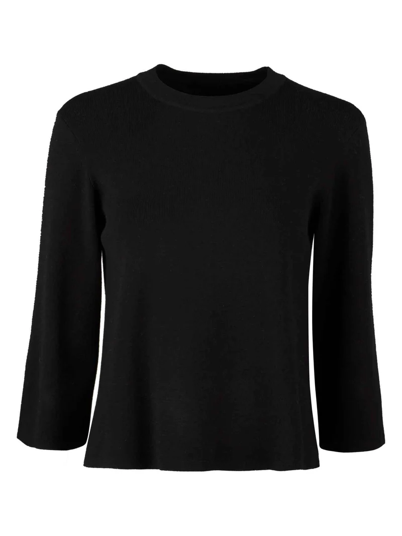 Kati Stickad Croppad Tröja