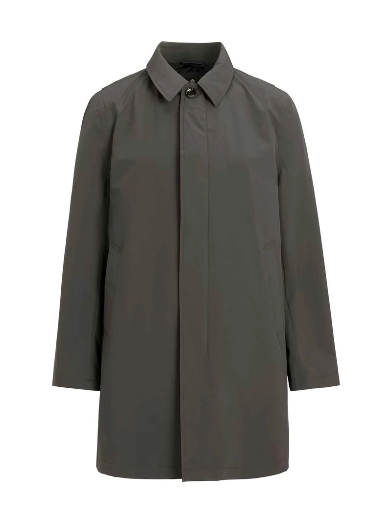 Grön Car Coat i Nylon