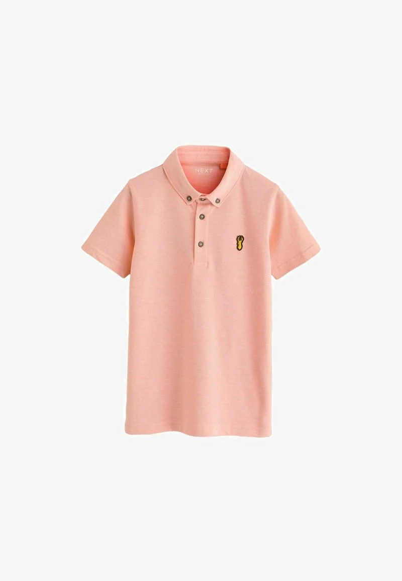 Peach Marl Short Sleeve Polo Shirts