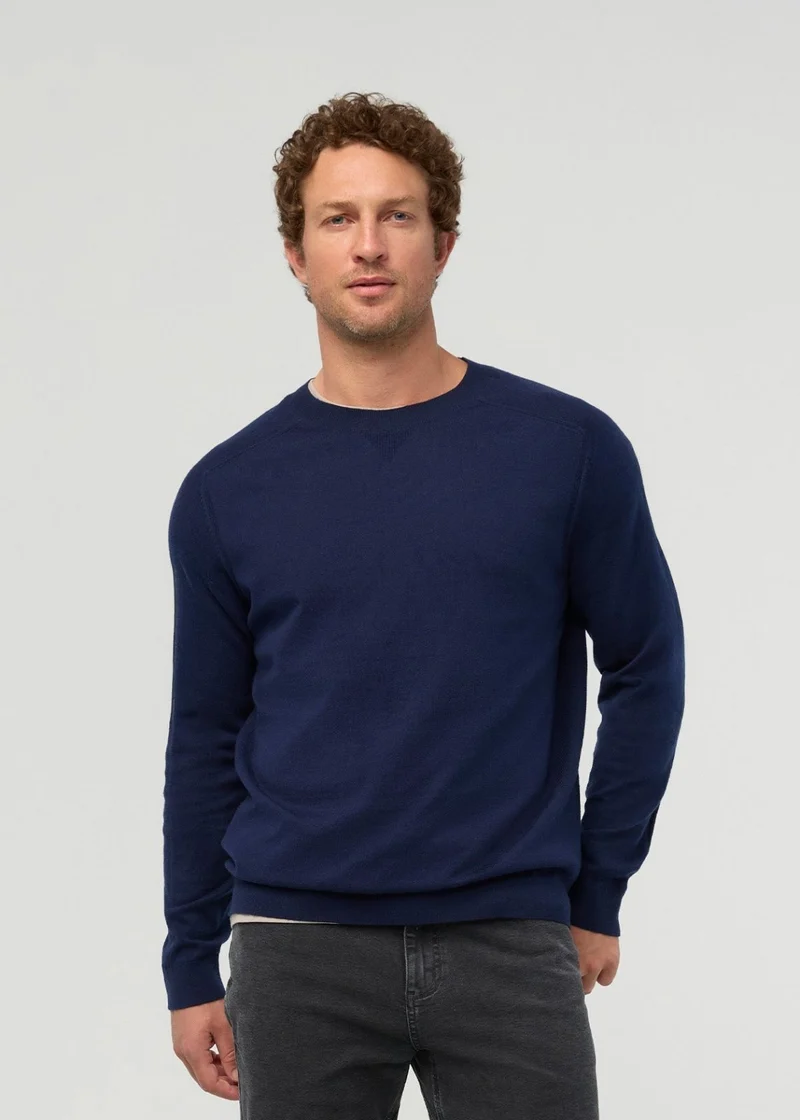 EasyKnit Lite Crew Neck - Bright Navy
