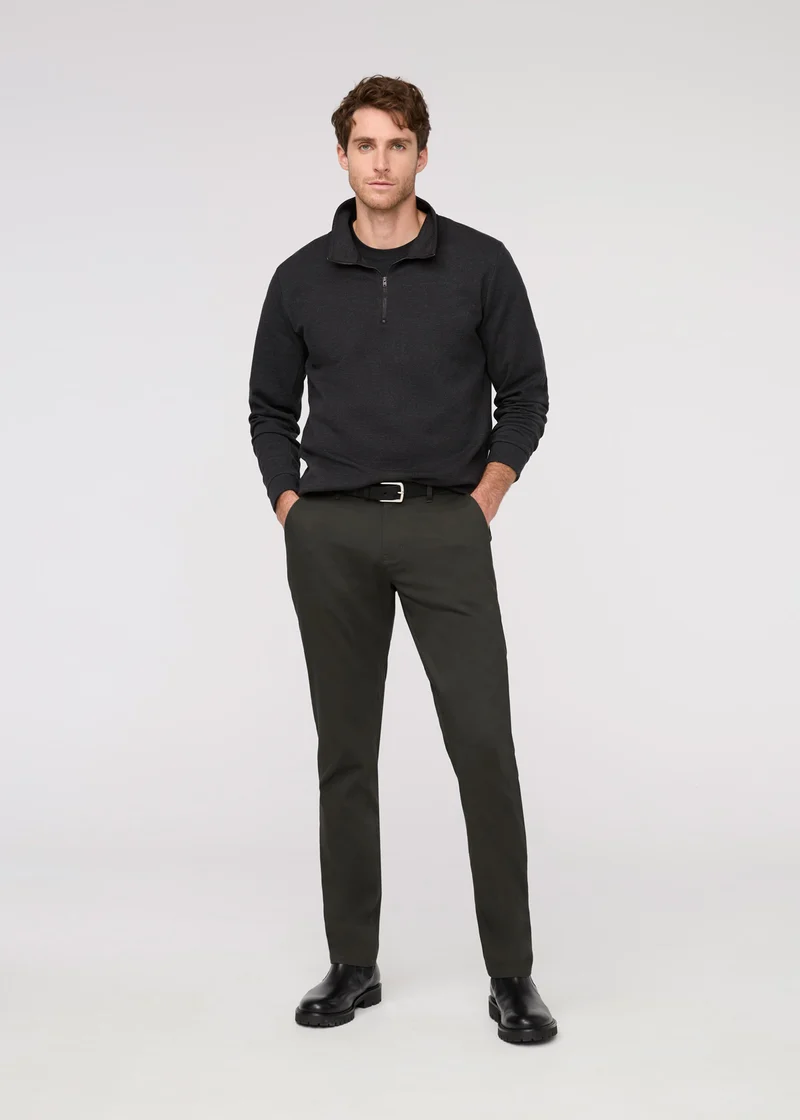 NuStretch Slim Straight Trouser - Evergreen