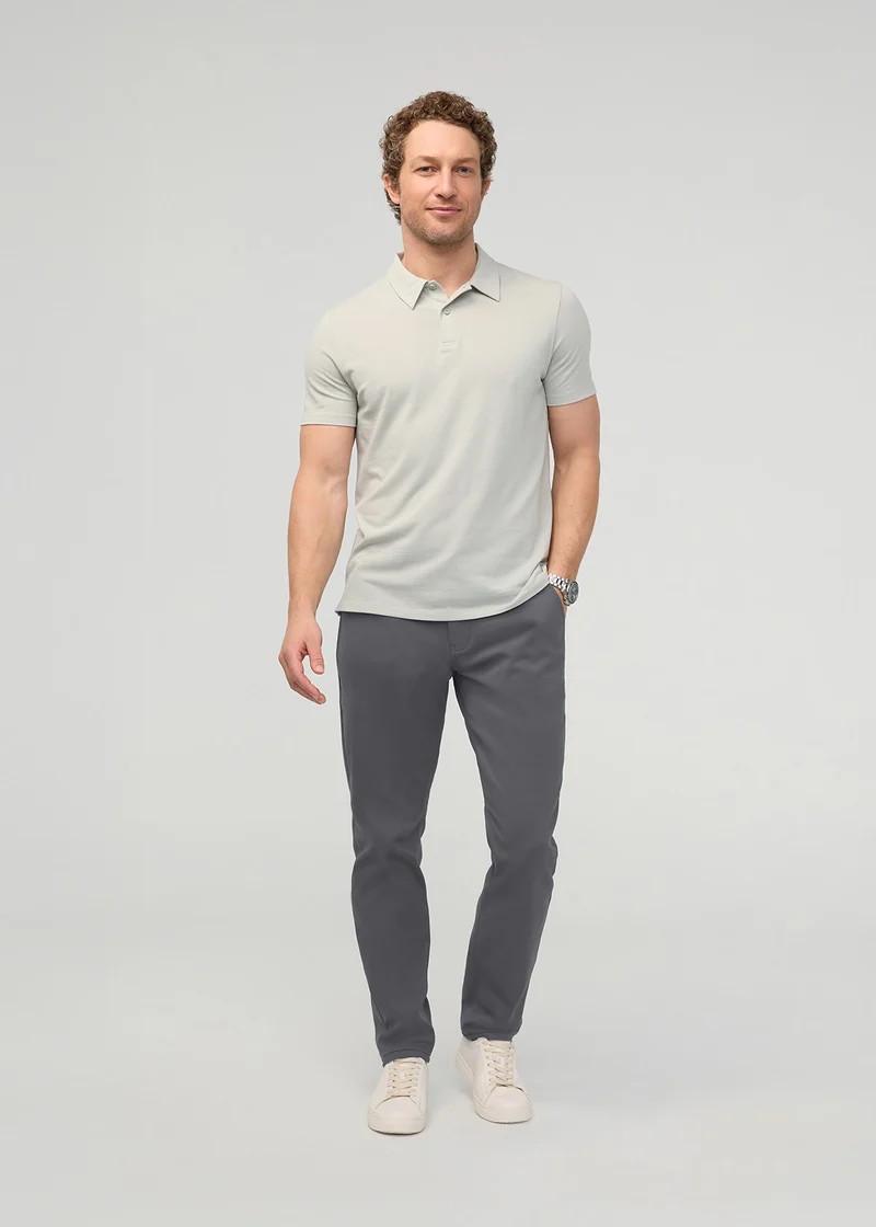 NuStretch Athletic Taper Trouser - River Rock