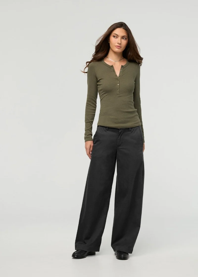 Deluxe Twill Trouser - Black