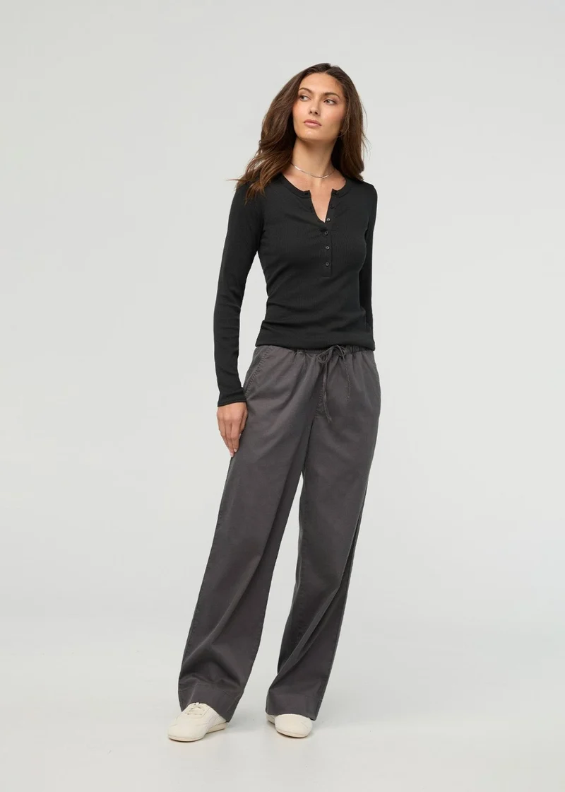 Deluxe Twill Easy Pant - Mineral