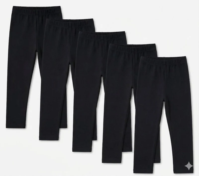 Black Leggings 5 Pack