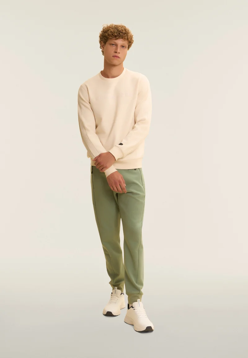 Regular fit urban tech crew neck sweatshirt - White Swan