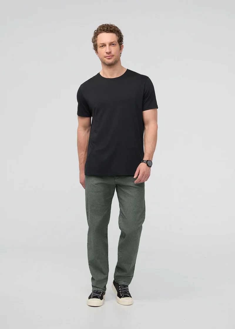 Stretch Canvas Relaxed Straight Chino - Black Spruce