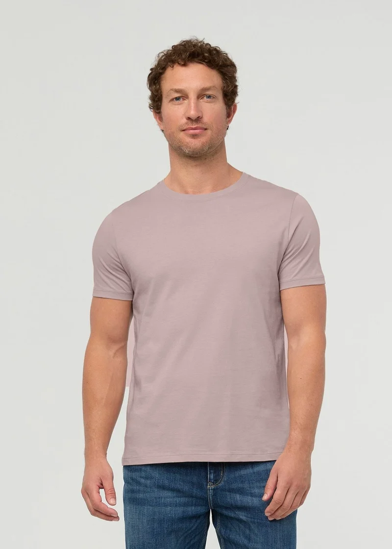 PurePima Only Tee - Hazy Mauve