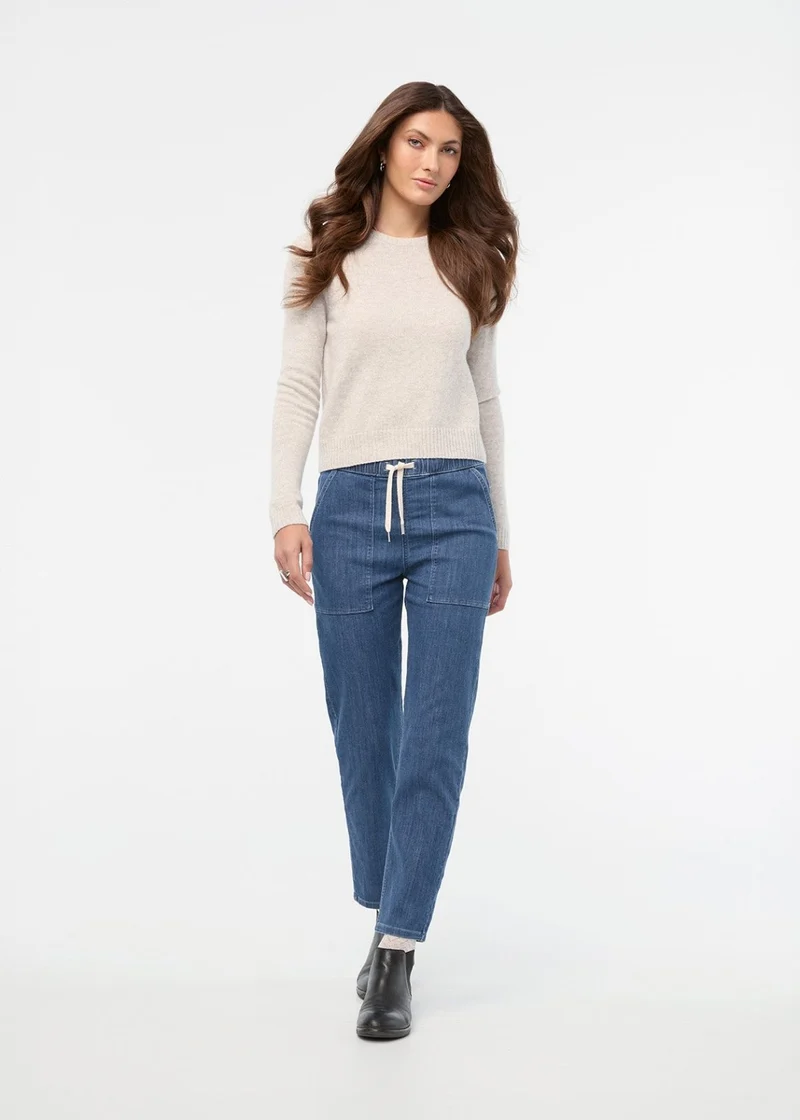 Performance Denim Lite Harbour Pant - Seaside Blue