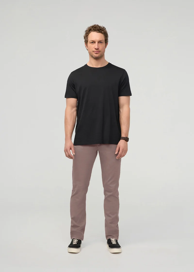 Live Lite Slim Straight Chino - Hazy Mauve