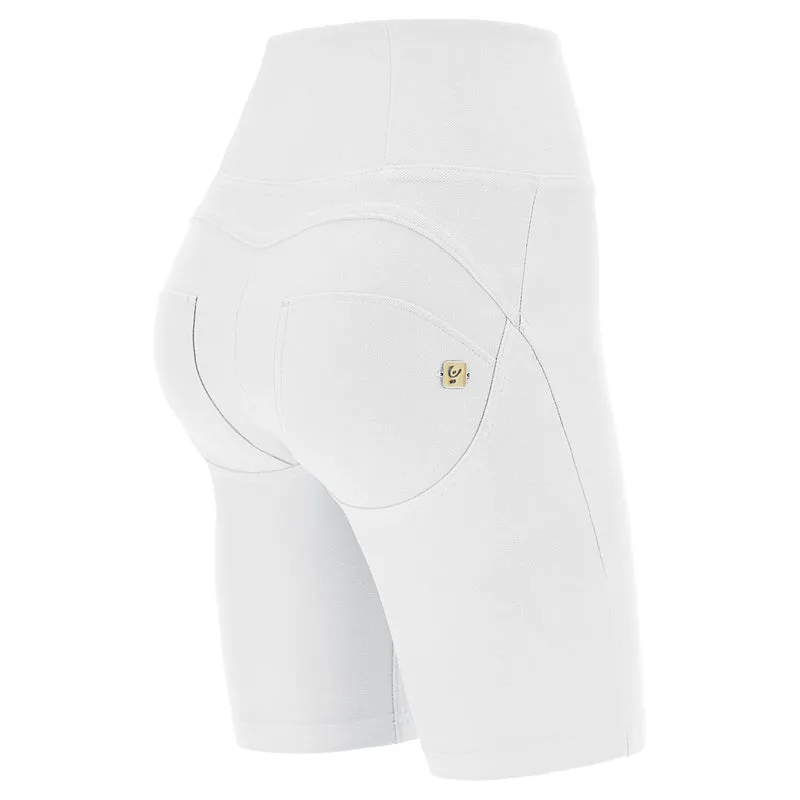 WR.UP Push-Up High Waist Biker Shorts Drill Shorts - White