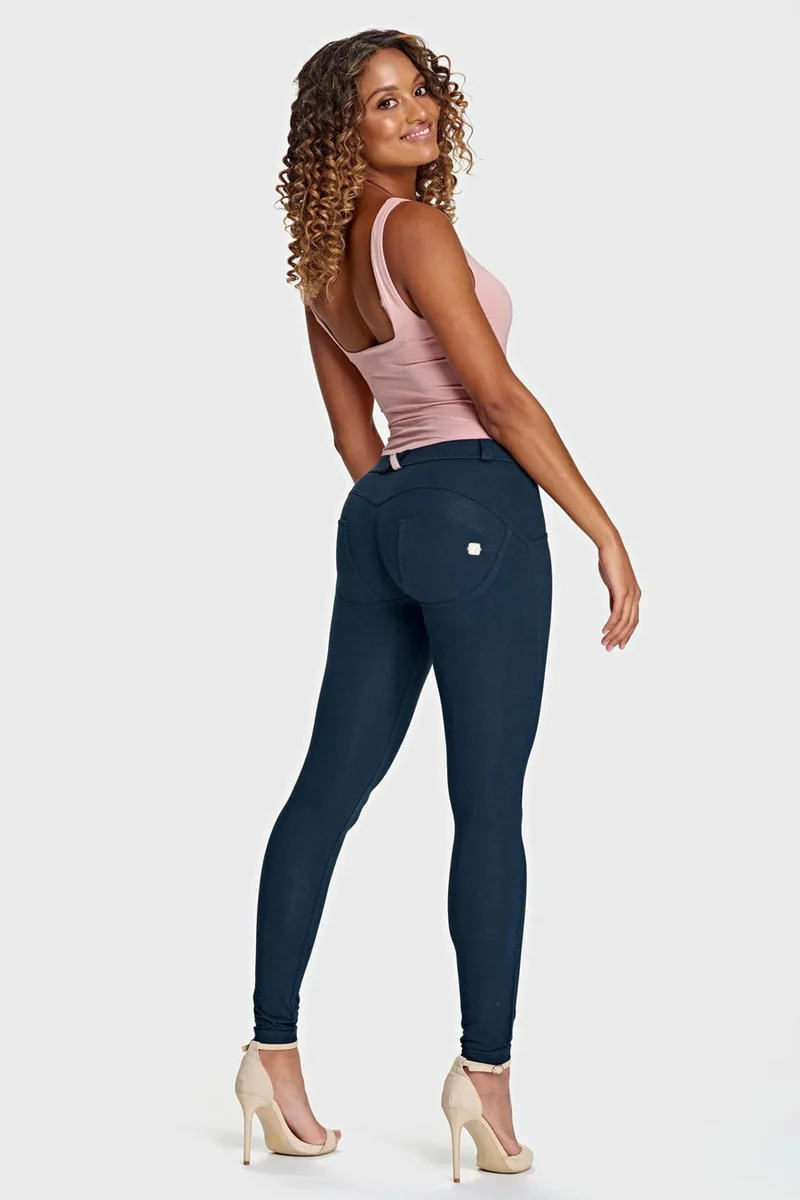 WR.UP Push-Up Regular Waist Skinny Pants - Total Eclipse Blue