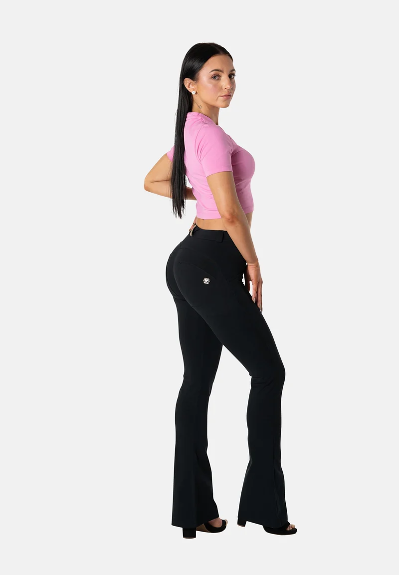 WR.UP Push-Up Regular Waist Mini Flare Pant - Black